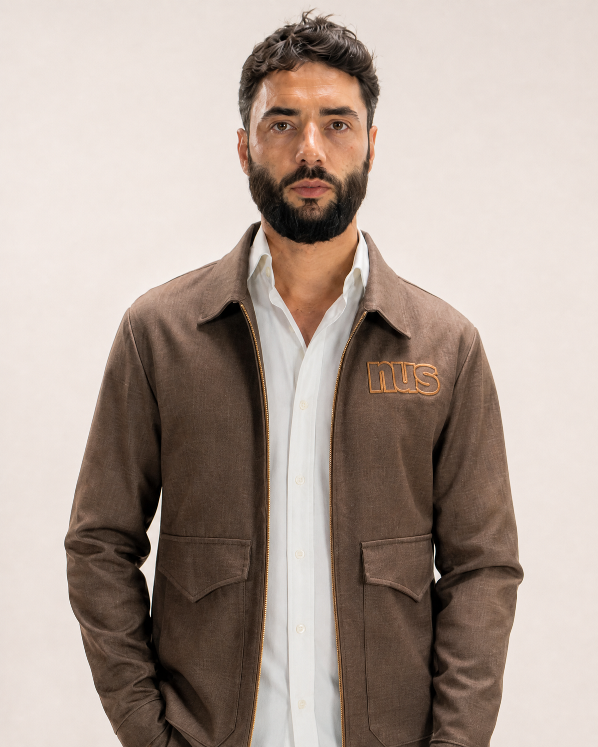 JACKET BROWN NUS