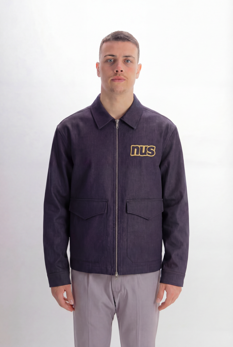 Giacca con zip NUS, vista frontale