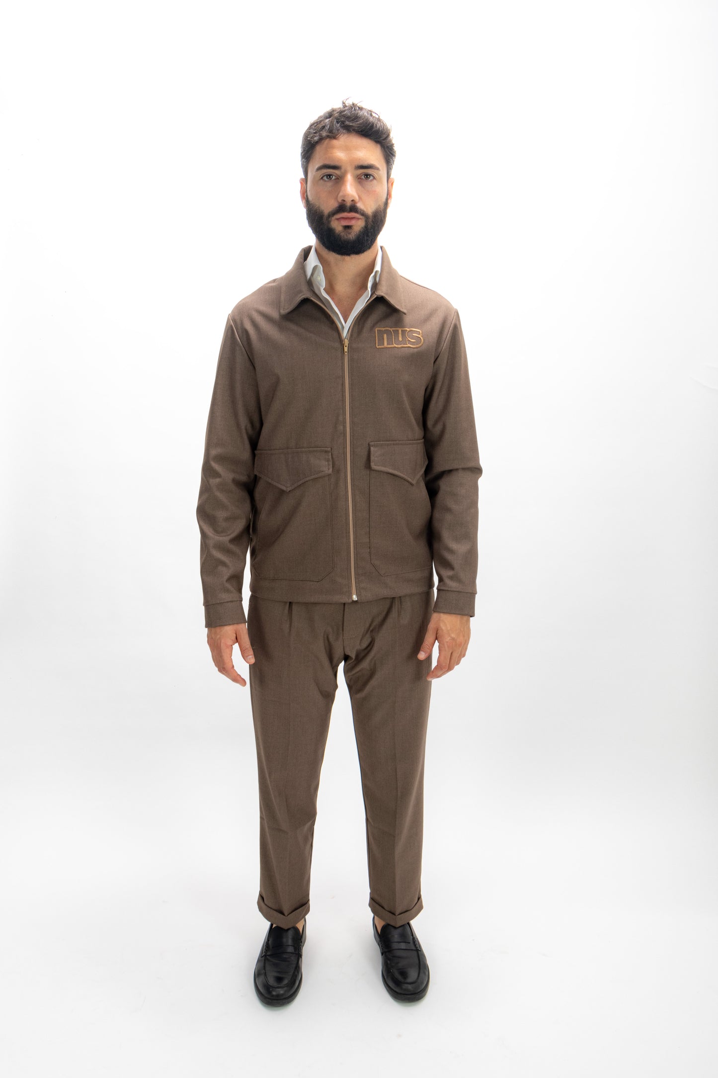 JACKET BROWN NUS