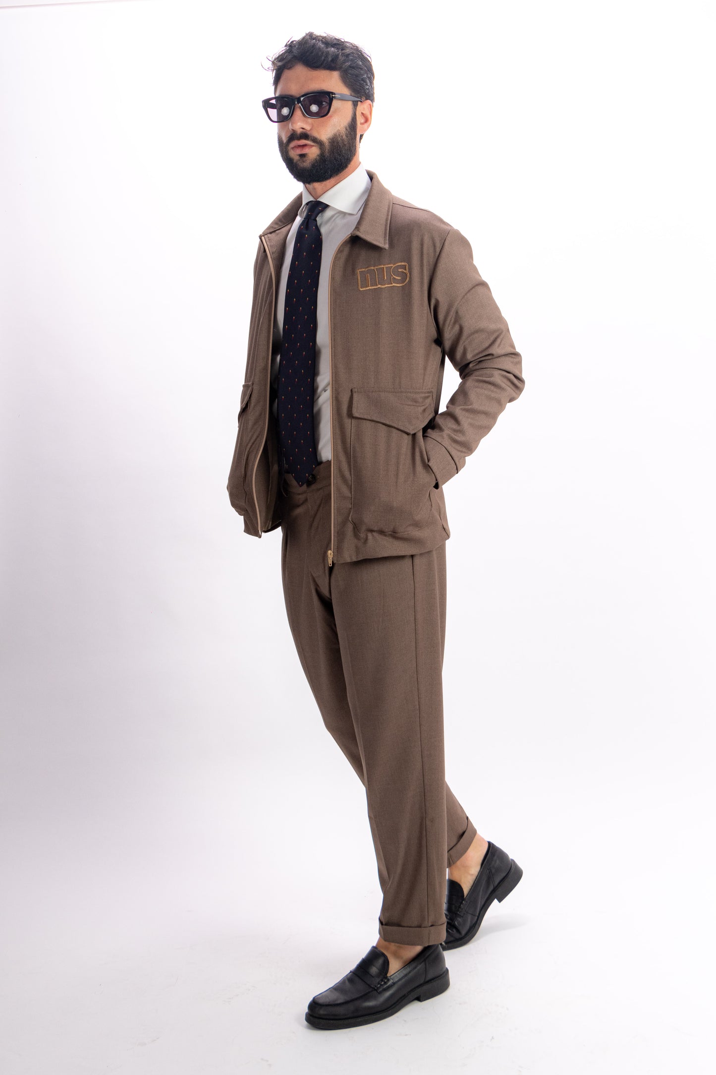 JACKET BROWN NUS